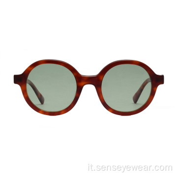 Logo personalizzato UNISEX UV400 Occhiali da sole acetato polarizzati